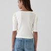 Ruched skjorta med ribba för barn
