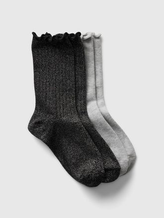 Ruffle Crew Socks (2-pack)