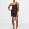 Satin PJ Cami