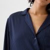 Satin PJ skjorta