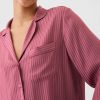 Satin PJ skjorta