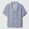 Satin PJ skjorta