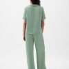 Satin PJ skjorta