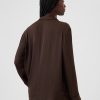 Satin PJ skjorta