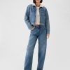 Sherpa-fodrad jeansjacka