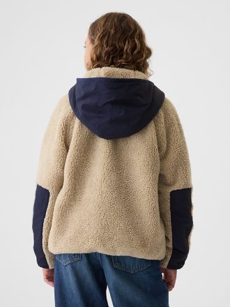 Sherpa huva för barn