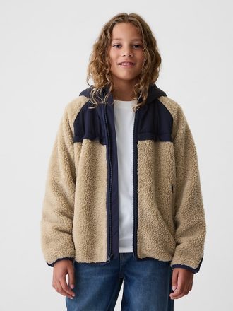 Sherpa huva för barn
