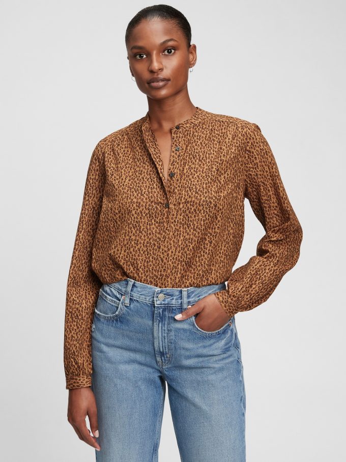 Shirred Popover-skjorta