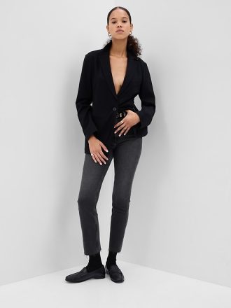 Sky High Rise vintage slimmade jeans