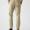 Slim canvas joggingbyxor
