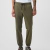 Slim canvas joggingbyxor