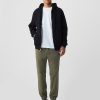 Slim canvas joggingbyxor