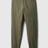 Slim canvas joggingbyxor