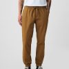 Slim canvas joggingbyxor