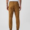 Slim canvas joggingbyxor