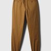 Slim canvas joggingbyxor