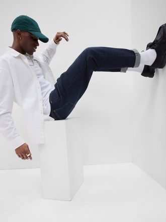 Slimmade jeans i Gapflex