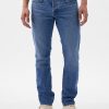 Slimmade självedge jeans