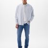 Slimmade självedge jeans