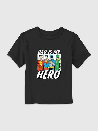 Småbarn DC Comics Justice League Hero Dad Grafisk T-shirt