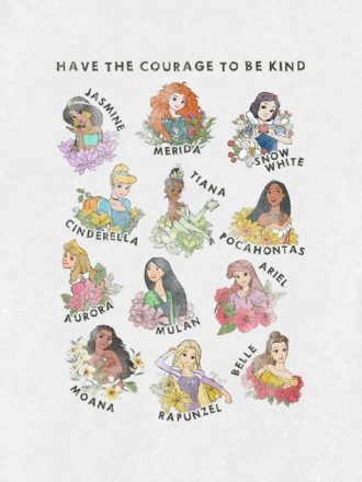 Småbarn Disney Princess Courage To Be Kind Grafisk T-shirt