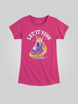 Småbarn Disney Princess Rapunzel Let It Snow Fitted kortärmad grafisk t-shirt