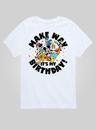 Småbarn Disney gör så att det är min födelsedag grafisk t-shirt