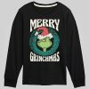 Småbarn Dr Seuss Merry Grinchmas långärmad grafisk t-shirt