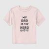 Småbarn Marvel Hero Dad Grafisk T-shirt