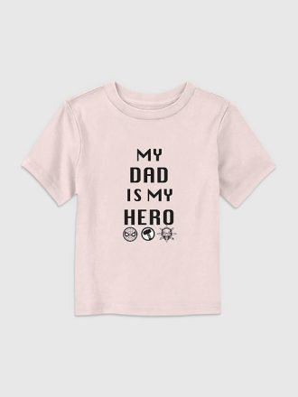 Småbarn Marvel Hero Dad Grafisk T-shirt