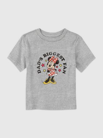 Småbarn Minnie Mouse Dads största fläkt grafisk t-shirt
