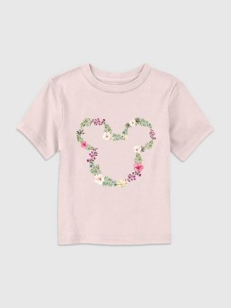 Småbarn Musse och vänner blommig kontur grafisk utslagsplats