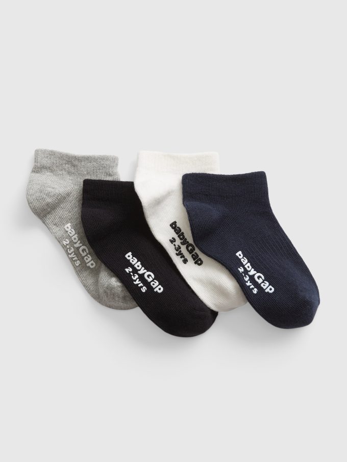 Småbarn No Show strumpor (4-pack)
