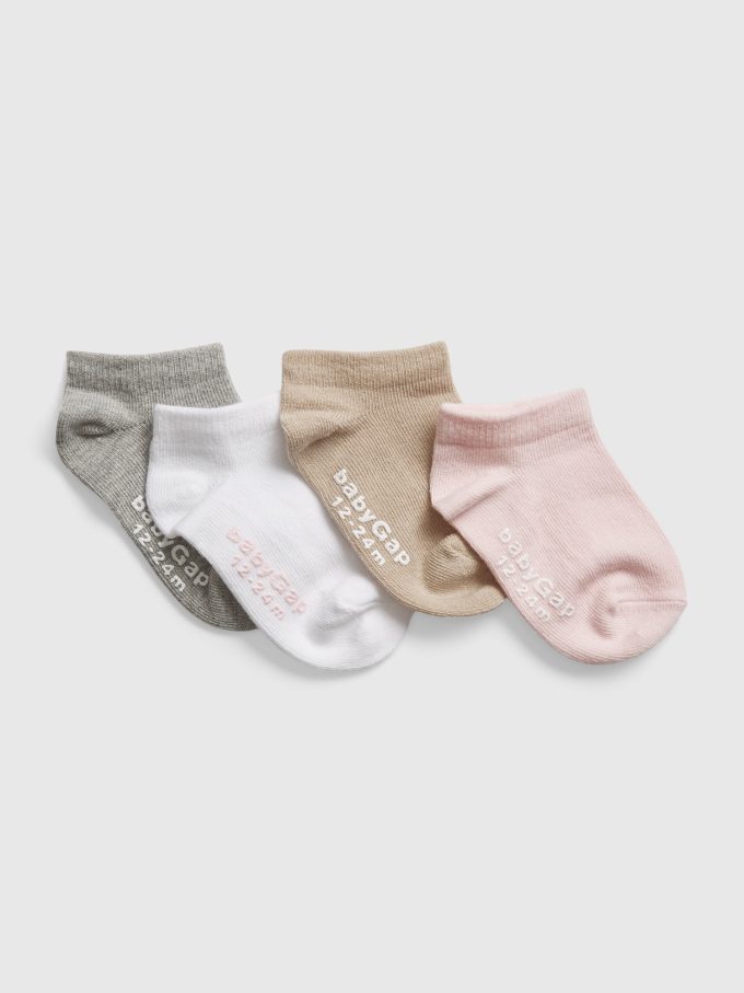Småbarn No Show strumpor (4-pack)