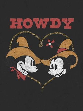 Småbarn Pigg och Minnie Mouse Howdy Western grafisk t-shirt