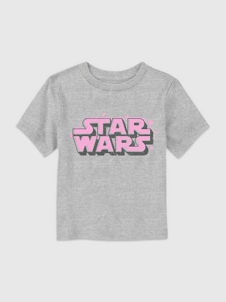 Småbarn Star Wars logotyp grafisk t-shirt