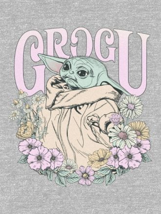 Småbarn The Mandalorian Grogu Spring Grafisk T-shirt