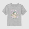 Småbarn The Mandalorian Grogu Spring Grafisk T-shirt