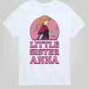 Småbarn fryst lillasyster Anna kortärmad grafisk t-shirt Småbarn fryst lillasyster Anna kortärmad grafisk t-shirt