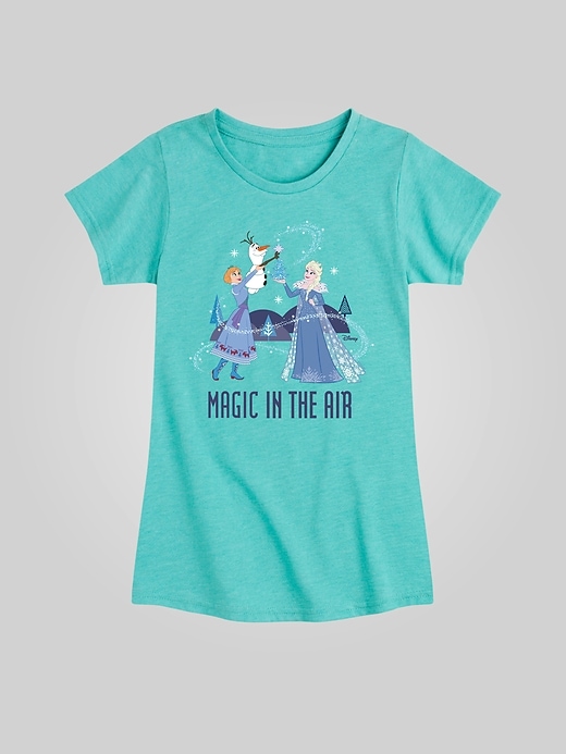 Småbarn fryst magi i luften monterad kortärmad grafisk t-shirt Småbarn fryst magi i luften monterad kortärmad grafisk t-shirt
