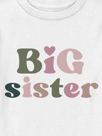 Småbarn storasyster grafisk t-shirt