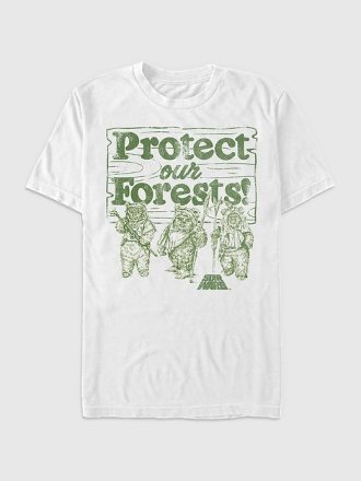 Star Wars Skydda våra skogar grafisk t-shirt