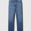 Stickade lösa jeans från 90-talet