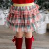 Sweet Wink Holiday Pläd Tiered Tutu Sweet Wink Holiday Pläd Tiered Tutu