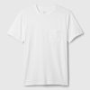 T-shirt med fickor i ekologisk bomull
