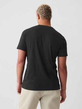 T-shirt med fickor i ekologisk bomull