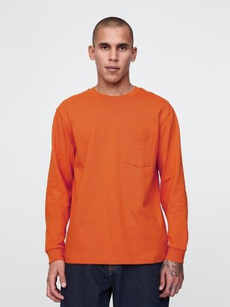 T-shirt med kraftig ficka
