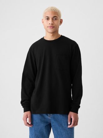 T-shirt med kraftig ficka