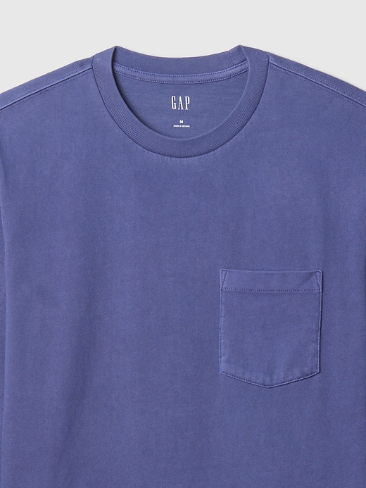 T-shirt med kraftig ficka T-shirt med kraftig ficka