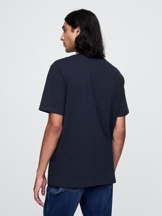 T-shirt med kraftig ficka